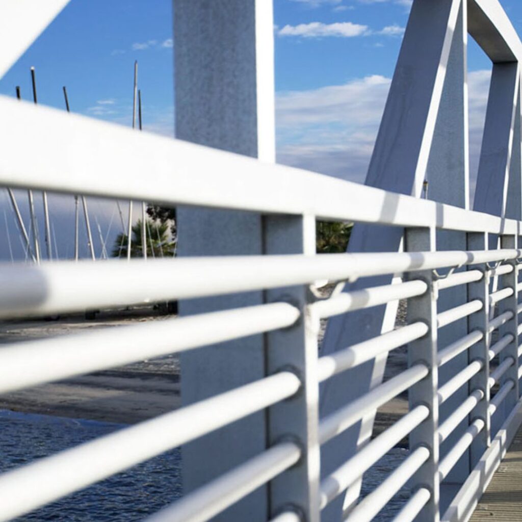 Railings for a gangway